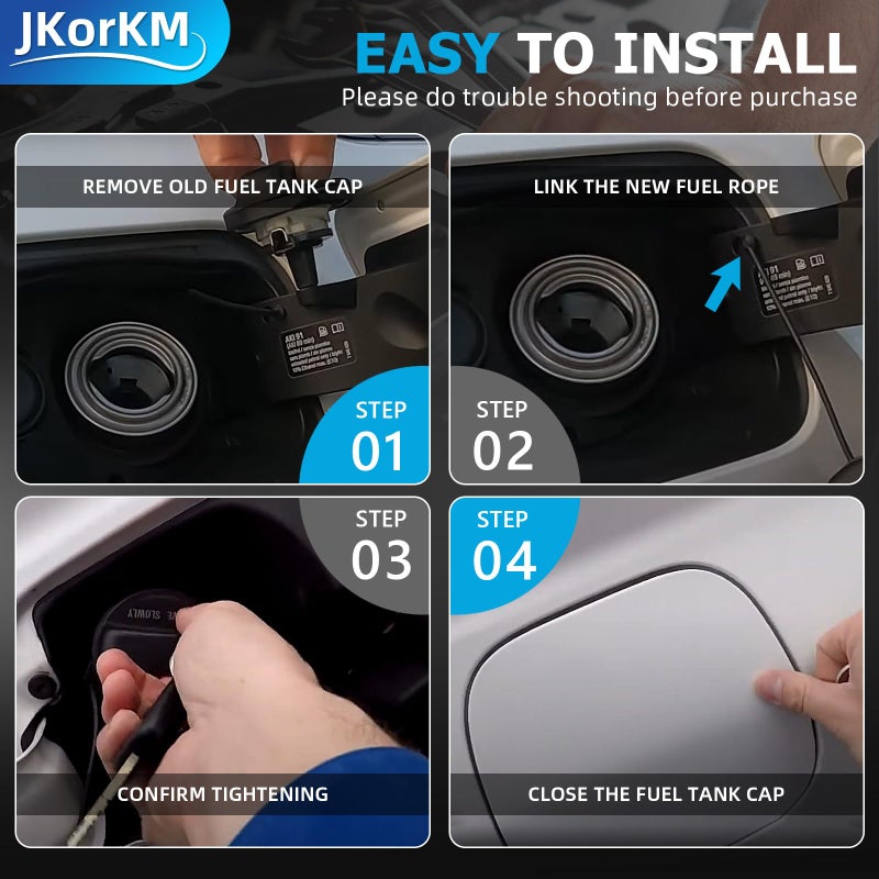 JkorkM غطاء خزان الوقود JkorkM متوافق مع 2002-2018 Mini Cooper BMW E39 E46 E60 E90 E92-128i 320i 325i 328i 328xi 330i 330xi X1 X3 X5 Z4 M3 المزيد # OE 16117222391 10844 - Image 5